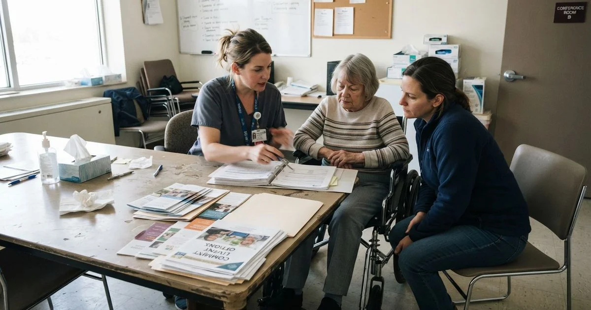 Moving a parent into assisted living after a hospital stay or fall